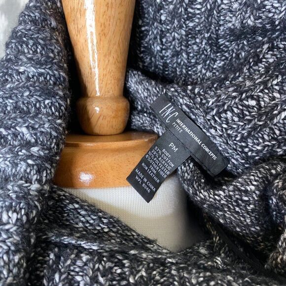 INC Intl Concepts Cowl Neck 3/4 Sleeve Sweater PM - Picture 10 of 10